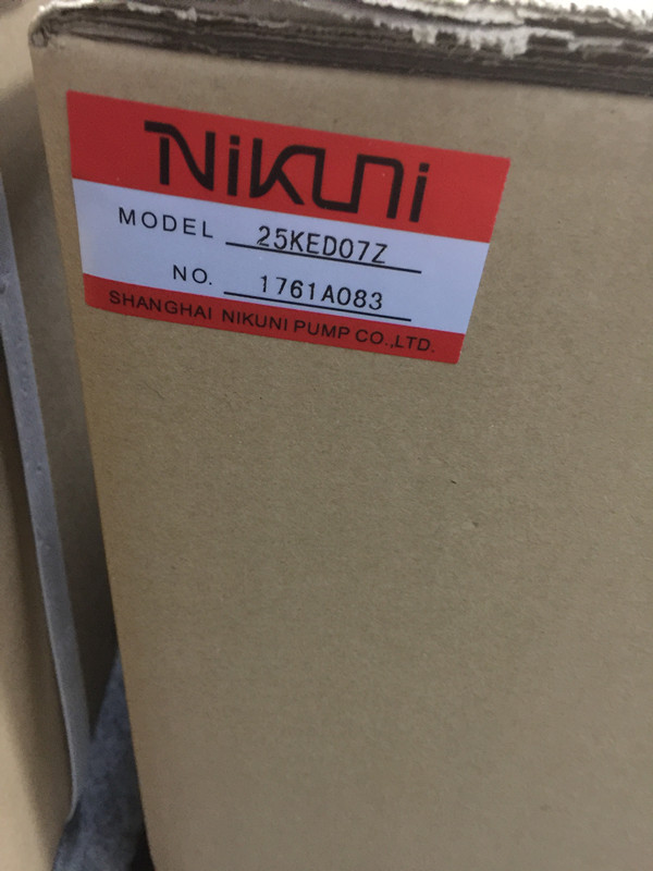 尼可尼NIKUNI进口热处理工艺涡流泵25FHD5-15Z