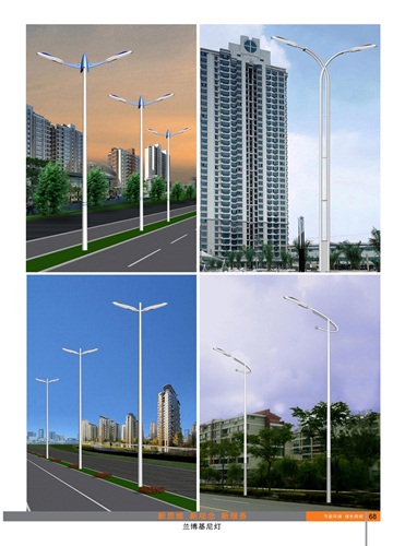 13米120W大功率LED中杆灯、湖北大功率LED道路灯、武汉大功率LED道路灯