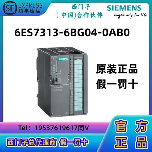 西门子S7-300 CPU模块PLC 313C-2PTP MPI紧凑型313-6BG04