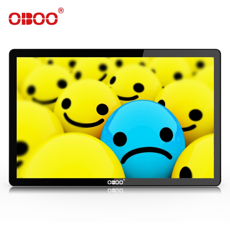 OBOO品牌自营39寸多功能楼宇壁挂式网络版液晶led广告机价格促销