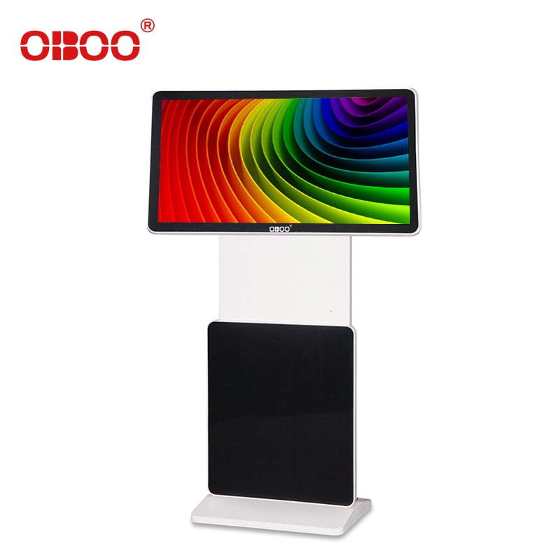 OBOO品牌自营43寸落地式旋转式液晶高清广告机多功能广告宣传屏