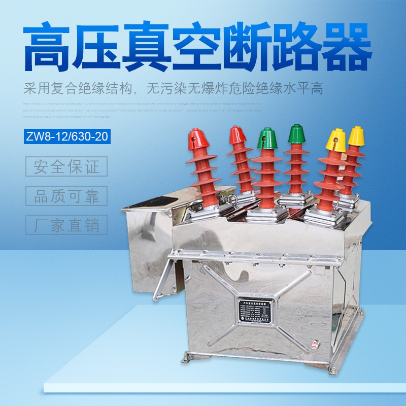 安徽宣城 ZW8-12/630-20高压真空断路器 安全保证 品质可靠