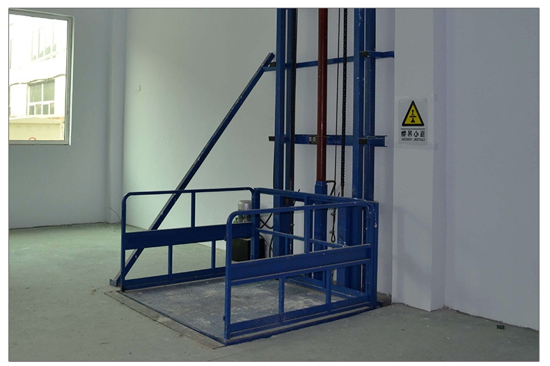 导轨式升降机 简易货梯 链条式升降平台 电动上货液压平台