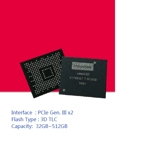 nanoSSD 板贴SSD PCIe DENSD-B56IG1ECAQH