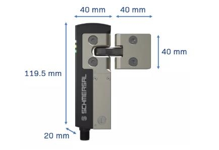  Schmersal推出了尺寸小巧的微型电磁安全锁AZM40
