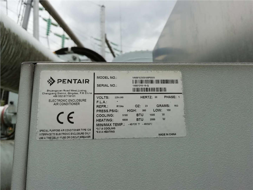 PENTAIR机柜空调VA081525G150P0001特价供应