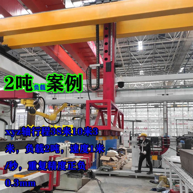 广东三轴龙门桁架机械手自动搬运码垛上下料机器人重型模组