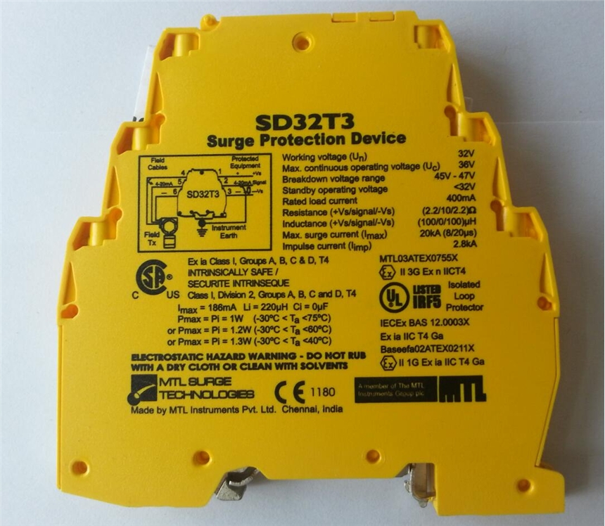 SD32X英国MTL信号浪涌保护器