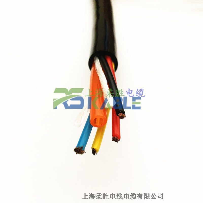气电混合电缆线 6/8mm导气管加动力电源线|耐磨耐酸碱腐蚀聚氨酯