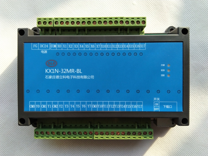 继电器PLC 德立科国产小型PLC KX1N-32MR-BL 32点：16入16出