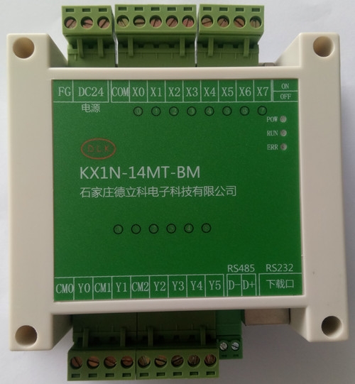 晶体管PLC 国产小型PLC KX1N-14MT-BM 14点：8入6出