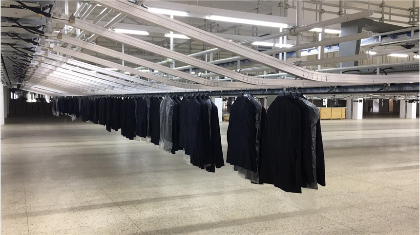 服装行业智能工厂-成衣自动分拣系统