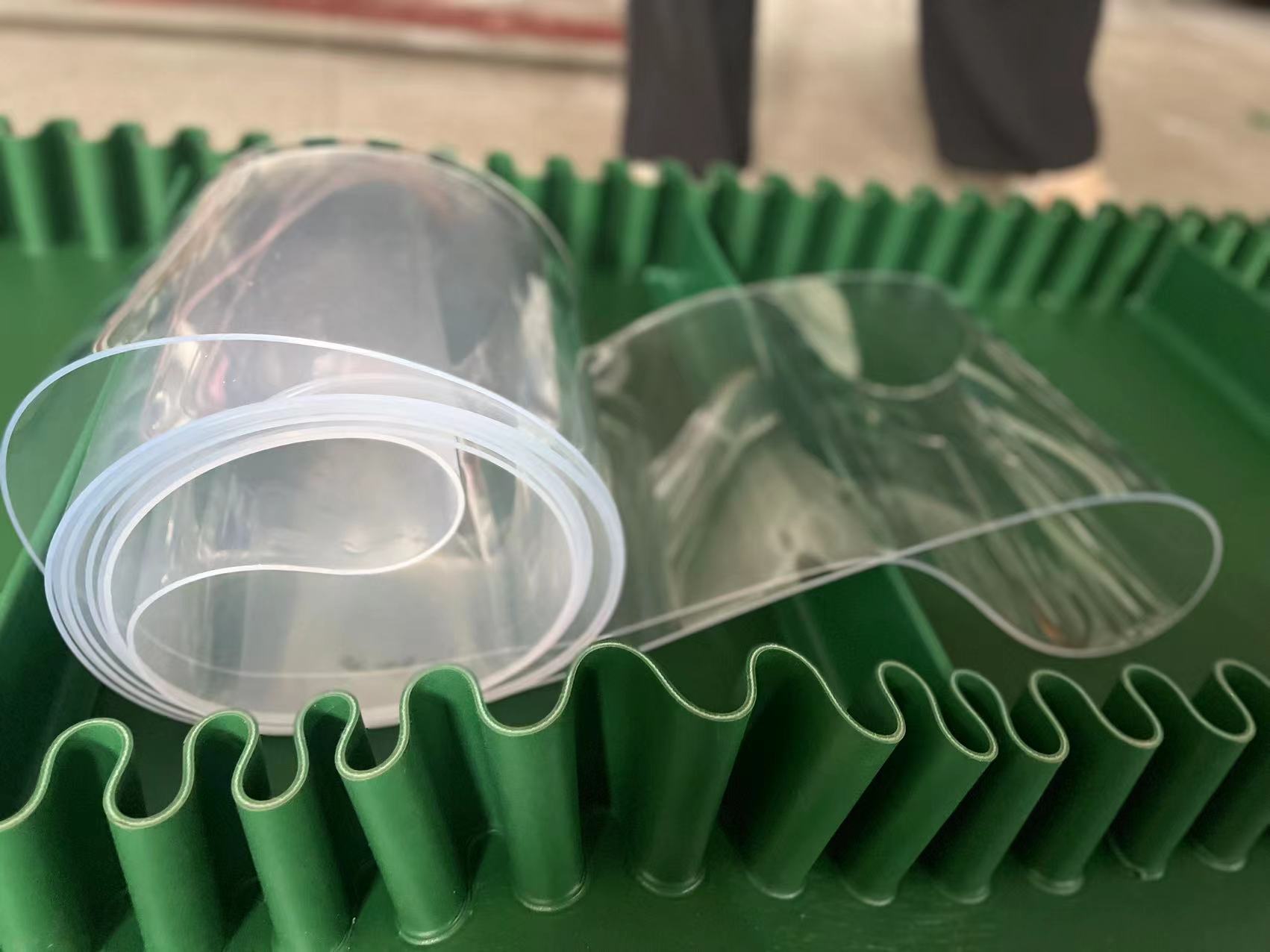 透明PVC/pu输送带 透光输送带 光学筛选机皮带
